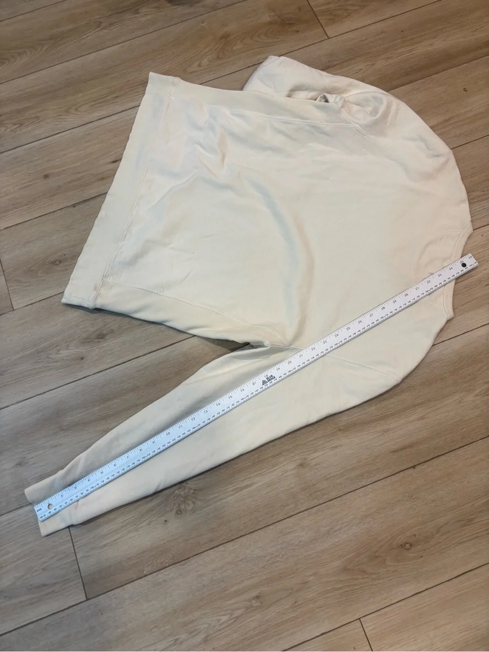 Taylor Stitch Sweatshirt Mens 42 Large L Natural Cream Organic Cotton Hemp Crew - Picture 8 of 9